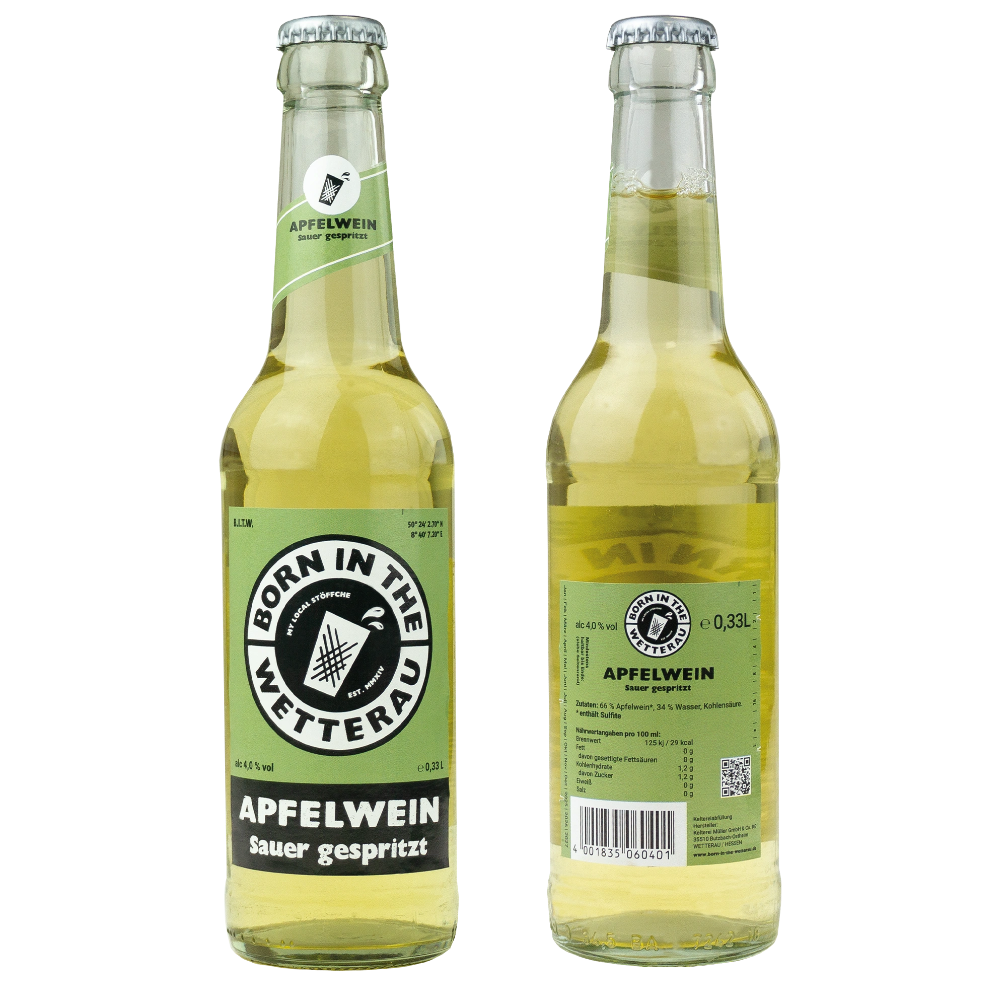Apfelwein Sauer gespritzt 6x  0,33 L