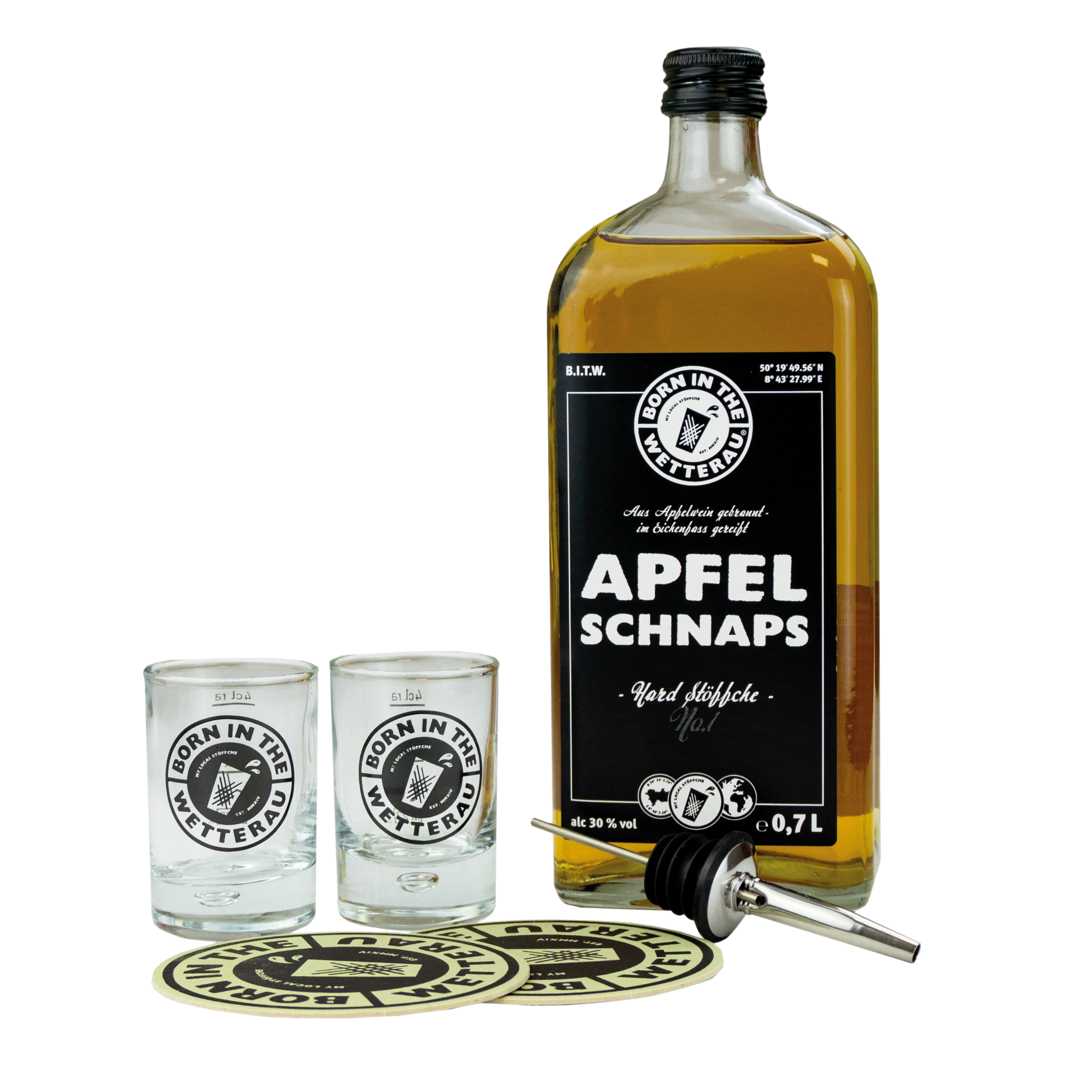 Apfelschnaps Set