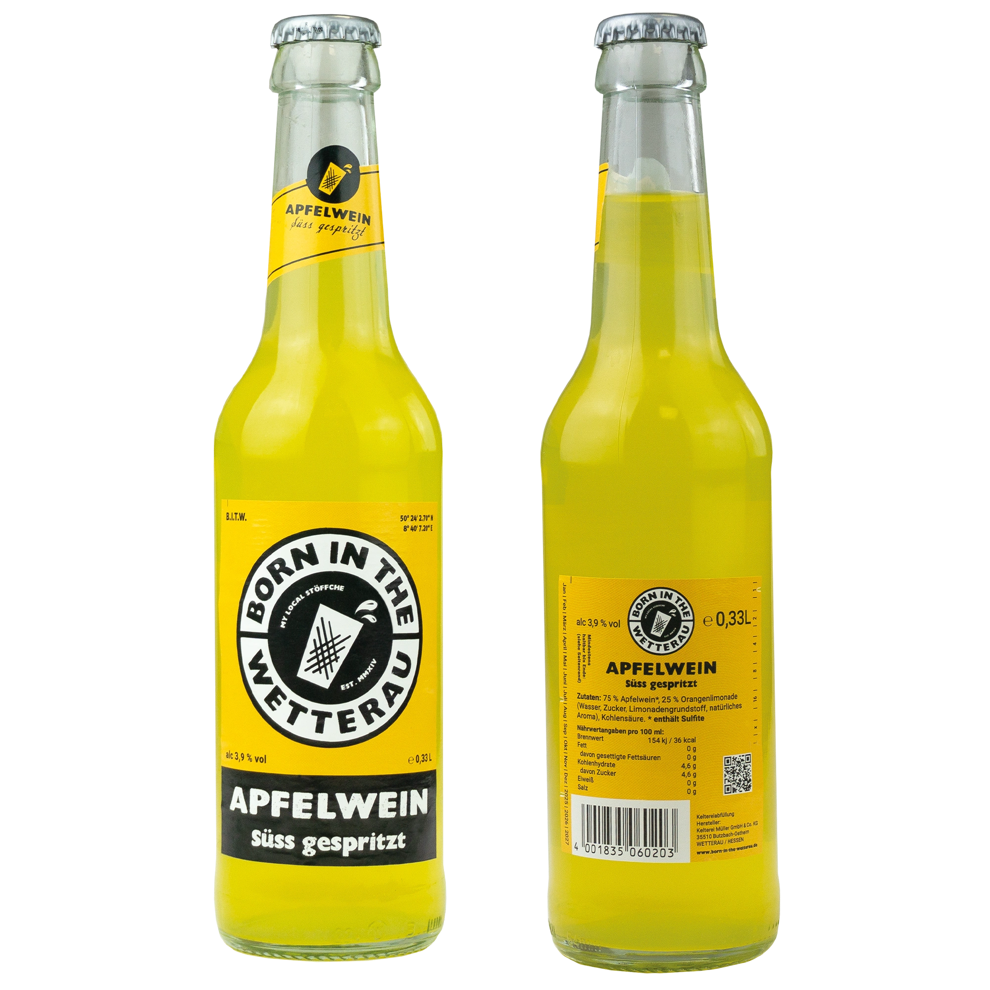 Apfelwein Süß gespritzt 6x  0,33 L