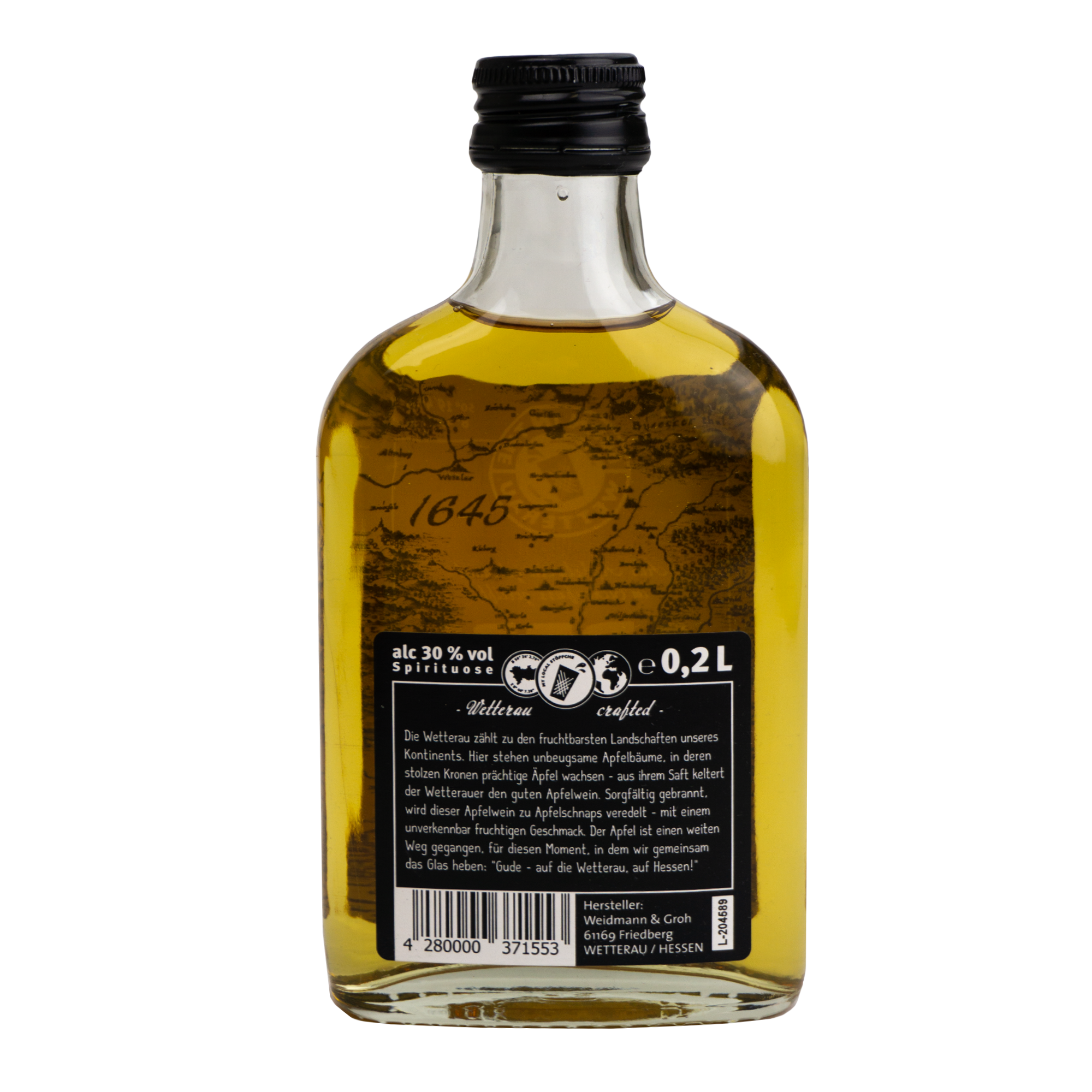 Apfelschnaps 200 ml Flachmann