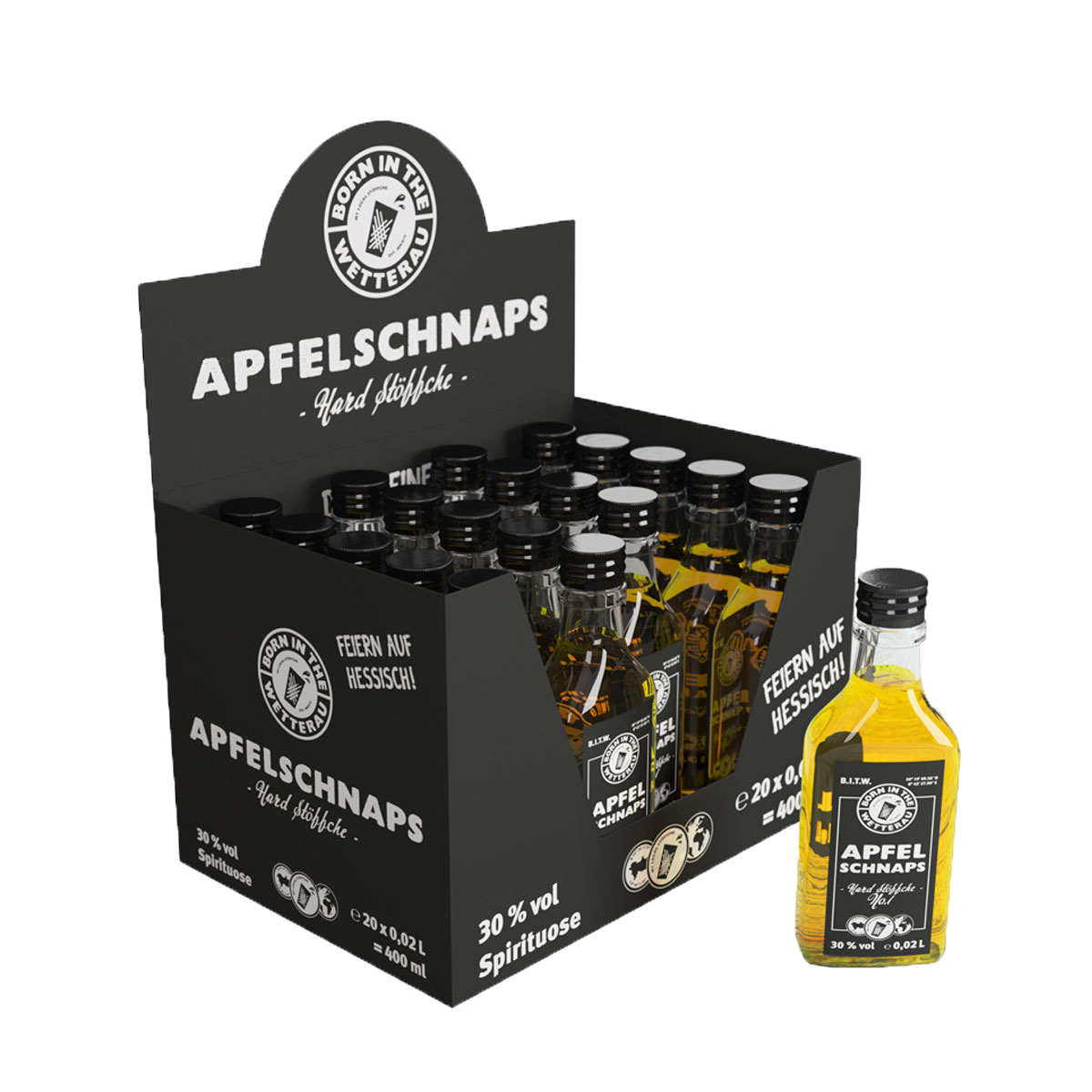Apfelschnäpse klein 20x 0,02L im Karton