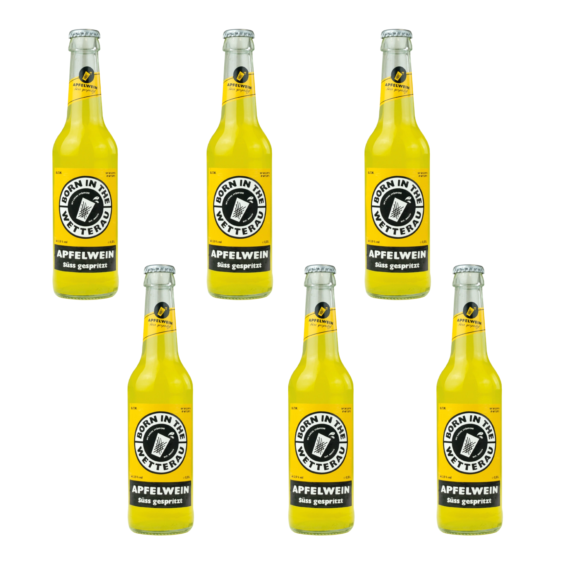 Apfelwein Süß gespritzt 6x  0,33 L